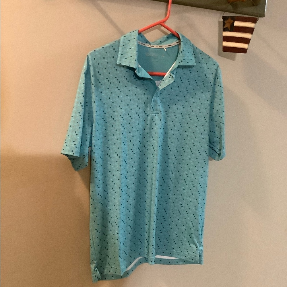 Walter Hagen Blue Polo Golf Shirt Size Small